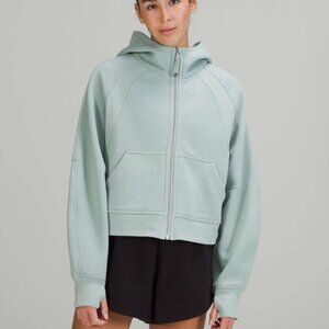 lululemon Scuba Oversized Hoodie Full Zip XS/S RARE Silver Blue